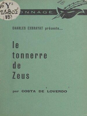 cover image of Le tonnerre de Zeus